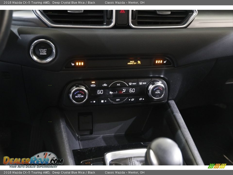 2018 Mazda CX-5 Touring AWD Deep Crystal Blue Mica / Black Photo #12