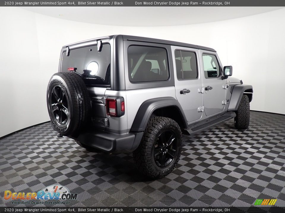 2020 Jeep Wrangler Unlimited Sport 4x4 Billet Silver Metallic / Black Photo #18