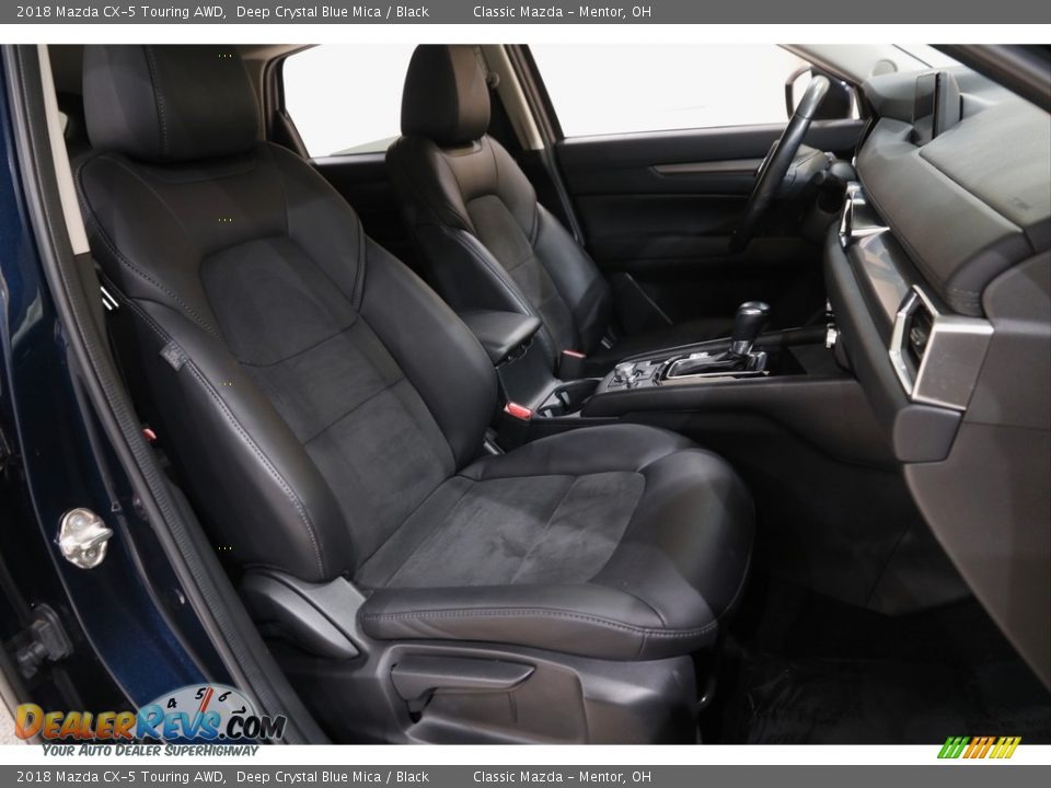 2018 Mazda CX-5 Touring AWD Deep Crystal Blue Mica / Black Photo #14