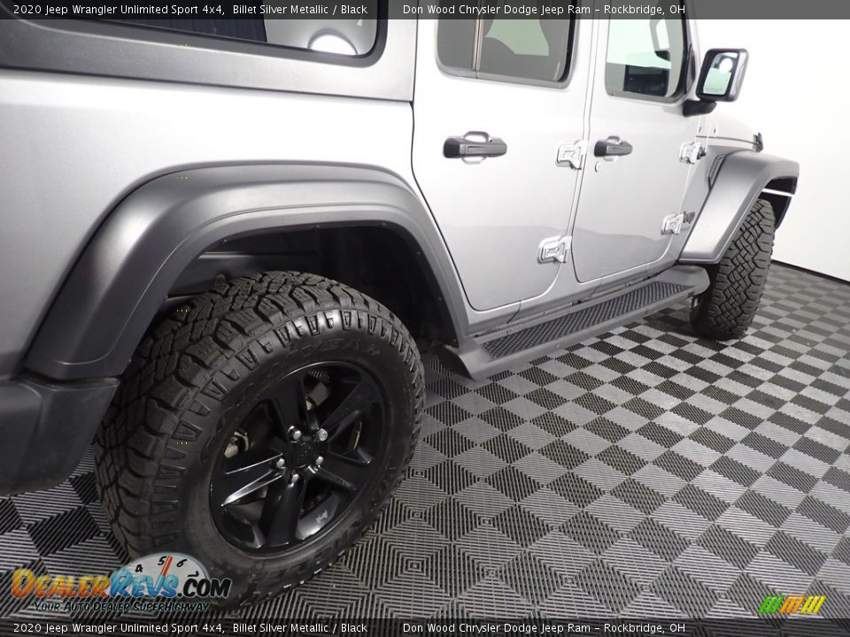 2020 Jeep Wrangler Unlimited Sport 4x4 Billet Silver Metallic / Black Photo #19