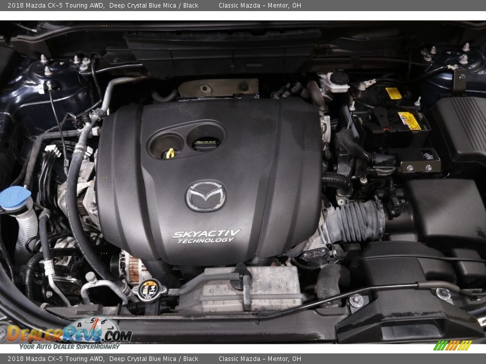 2018 Mazda CX-5 Touring AWD Deep Crystal Blue Mica / Black Photo #18