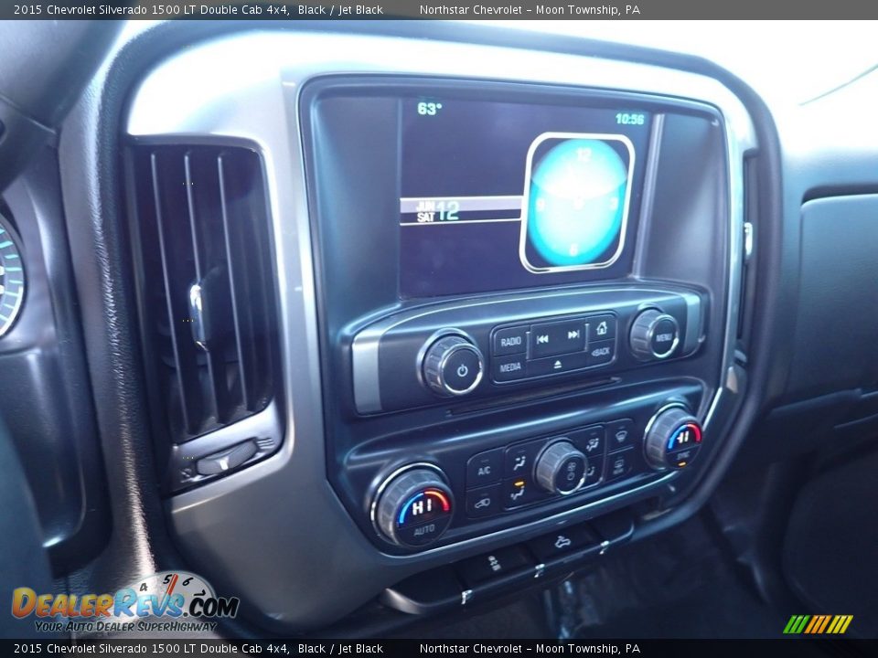 2015 Chevrolet Silverado 1500 LT Double Cab 4x4 Black / Jet Black Photo #27