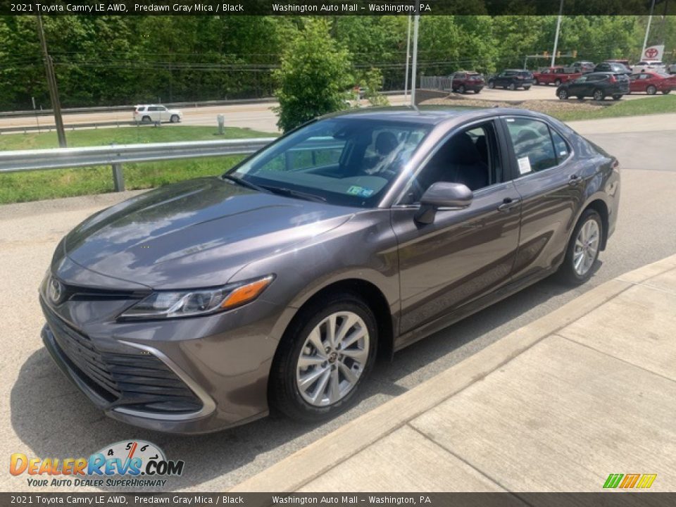 2021 Toyota Camry LE AWD Predawn Gray Mica / Black Photo #18