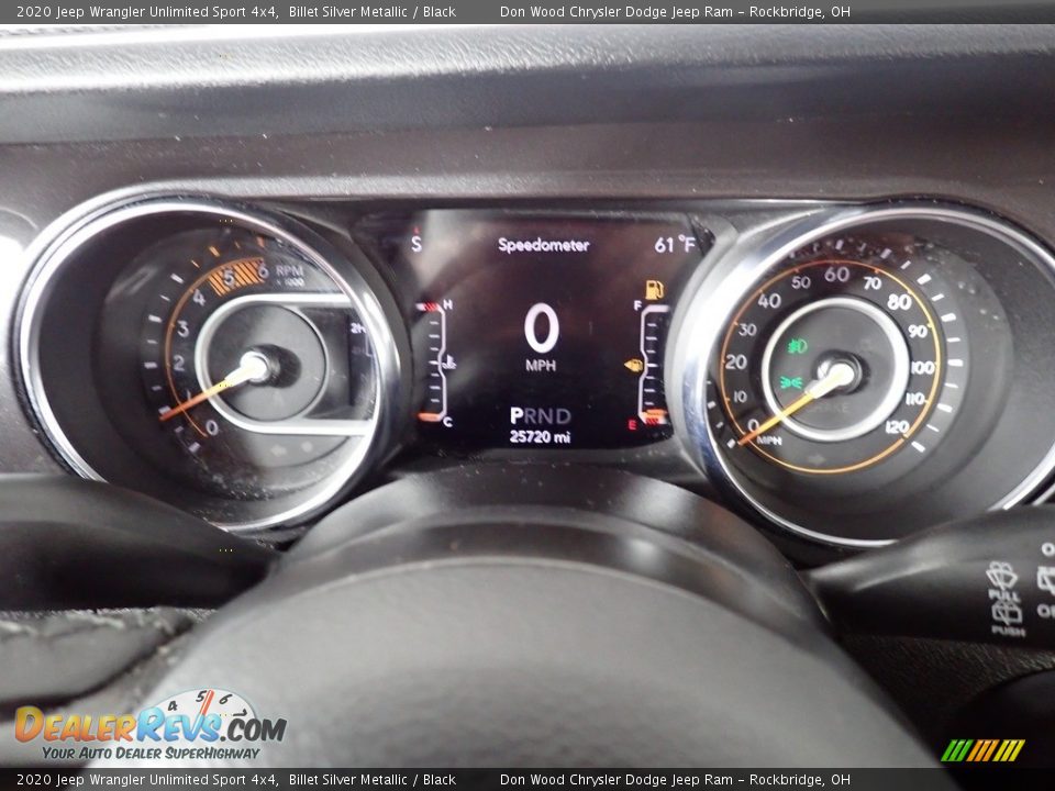 2020 Jeep Wrangler Unlimited Sport 4x4 Billet Silver Metallic / Black Photo #24