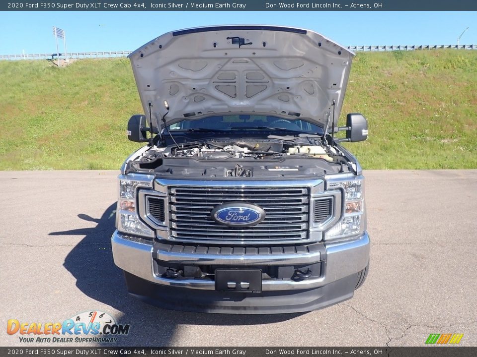 2020 Ford F350 Super Duty XLT Crew Cab 4x4 Iconic Silver / Medium Earth Gray Photo #6