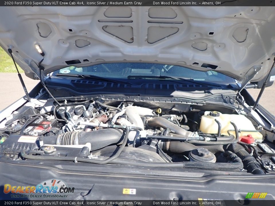 2020 Ford F350 Super Duty XLT Crew Cab 4x4 Iconic Silver / Medium Earth Gray Photo #7