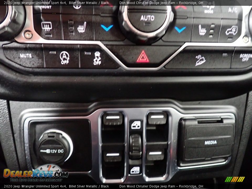 2020 Jeep Wrangler Unlimited Sport 4x4 Billet Silver Metallic / Black Photo #31