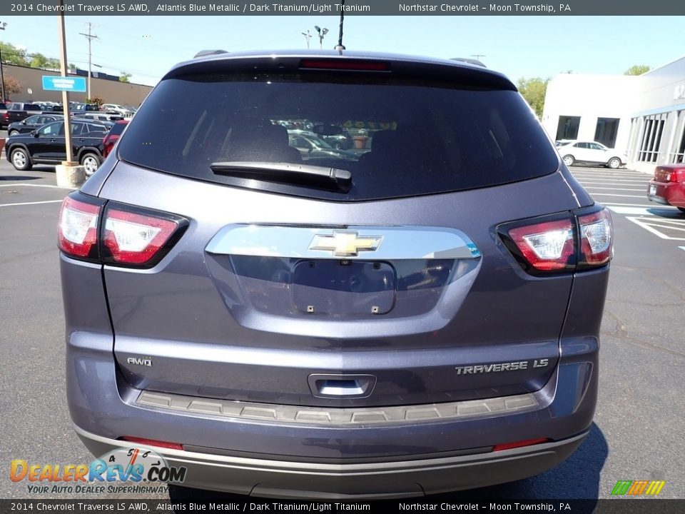 2014 Chevrolet Traverse LS AWD Atlantis Blue Metallic / Dark Titanium/Light Titanium Photo #6