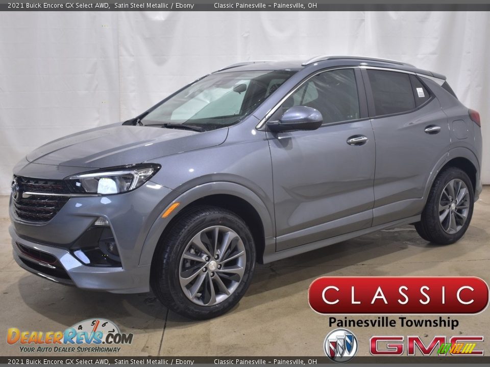 2021 Buick Encore GX Select AWD Satin Steel Metallic / Ebony Photo #1