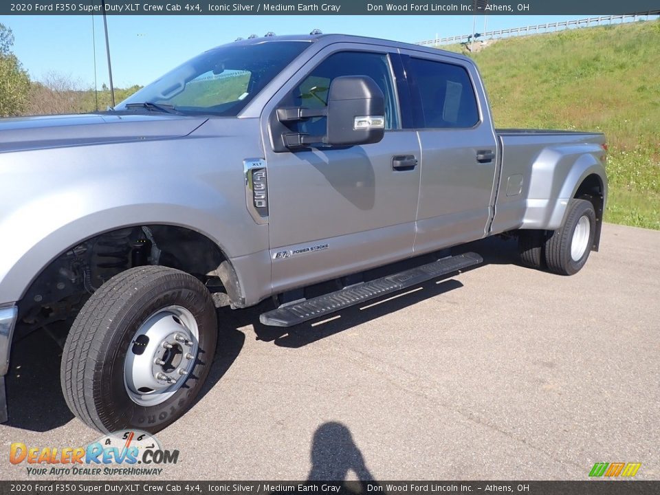 2020 Ford F350 Super Duty XLT Crew Cab 4x4 Iconic Silver / Medium Earth Gray Photo #10