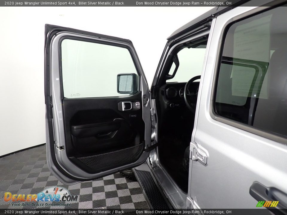 2020 Jeep Wrangler Unlimited Sport 4x4 Billet Silver Metallic / Black Photo #32