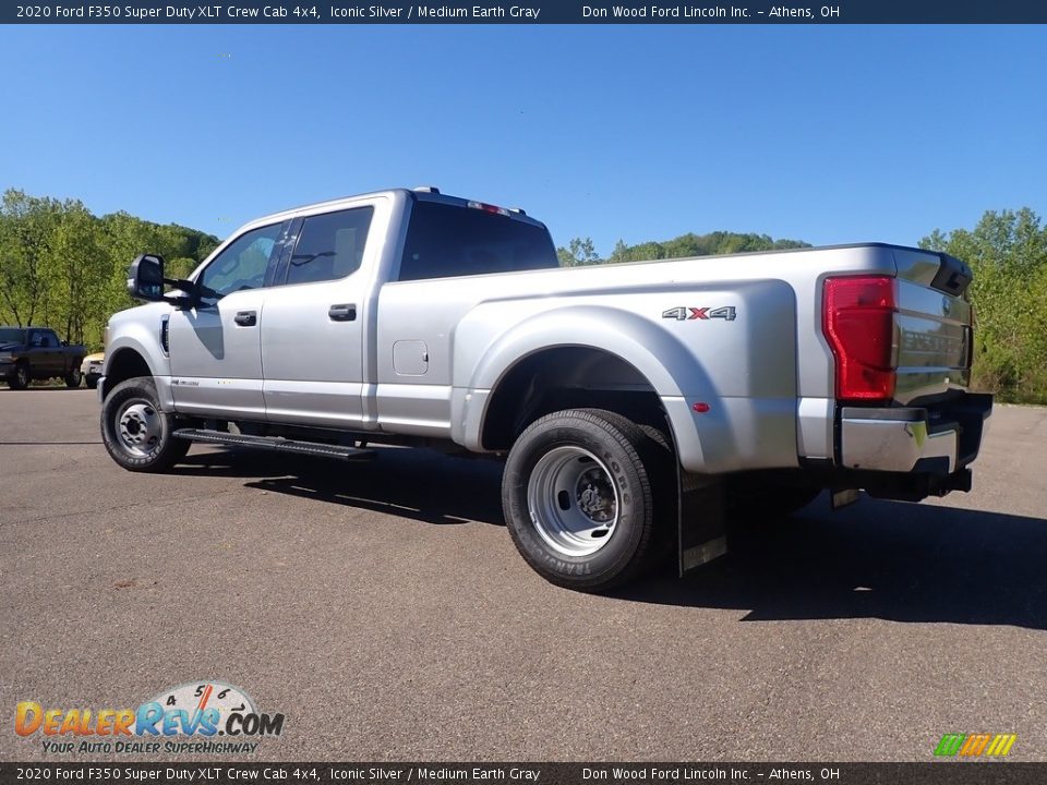 2020 Ford F350 Super Duty XLT Crew Cab 4x4 Iconic Silver / Medium Earth Gray Photo #11