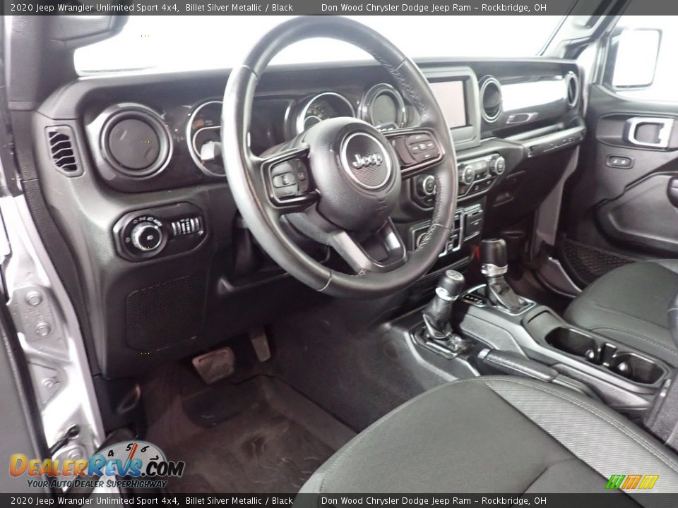 2020 Jeep Wrangler Unlimited Sport 4x4 Billet Silver Metallic / Black Photo #33
