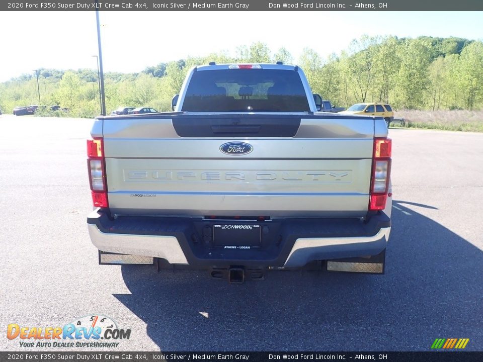 2020 Ford F350 Super Duty XLT Crew Cab 4x4 Iconic Silver / Medium Earth Gray Photo #13