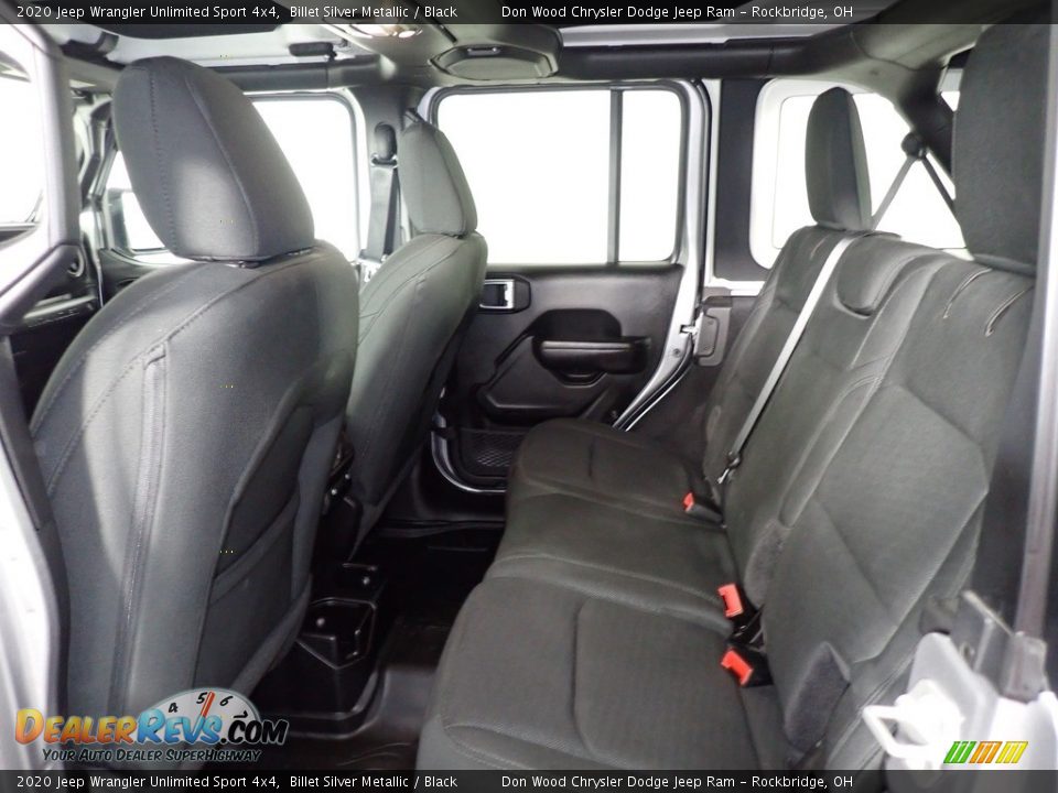 2020 Jeep Wrangler Unlimited Sport 4x4 Billet Silver Metallic / Black Photo #36