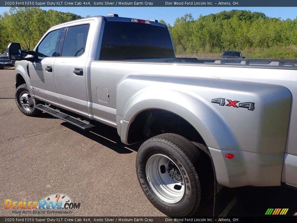 2020 Ford F350 Super Duty XLT Crew Cab 4x4 Iconic Silver / Medium Earth Gray Photo #17