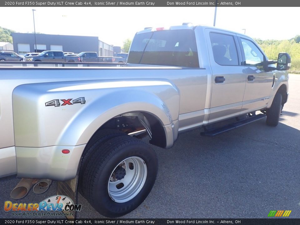 2020 Ford F350 Super Duty XLT Crew Cab 4x4 Iconic Silver / Medium Earth Gray Photo #18