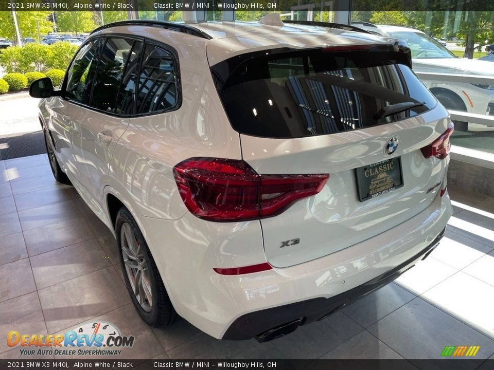 2021 BMW X3 M40i Alpine White / Black Photo #2