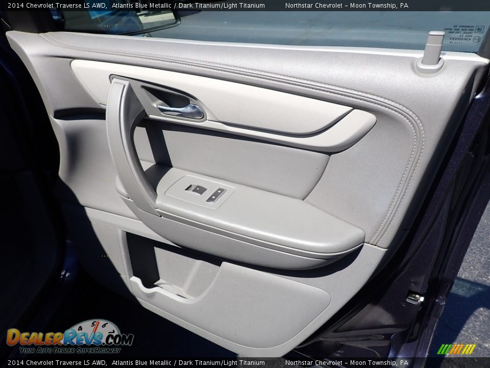 2014 Chevrolet Traverse LS AWD Atlantis Blue Metallic / Dark Titanium/Light Titanium Photo #17
