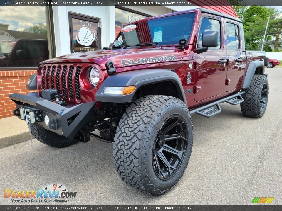 2021 Jeep Gladiator Sport 4x4 Snazzberry Pearl / Black Photo #1