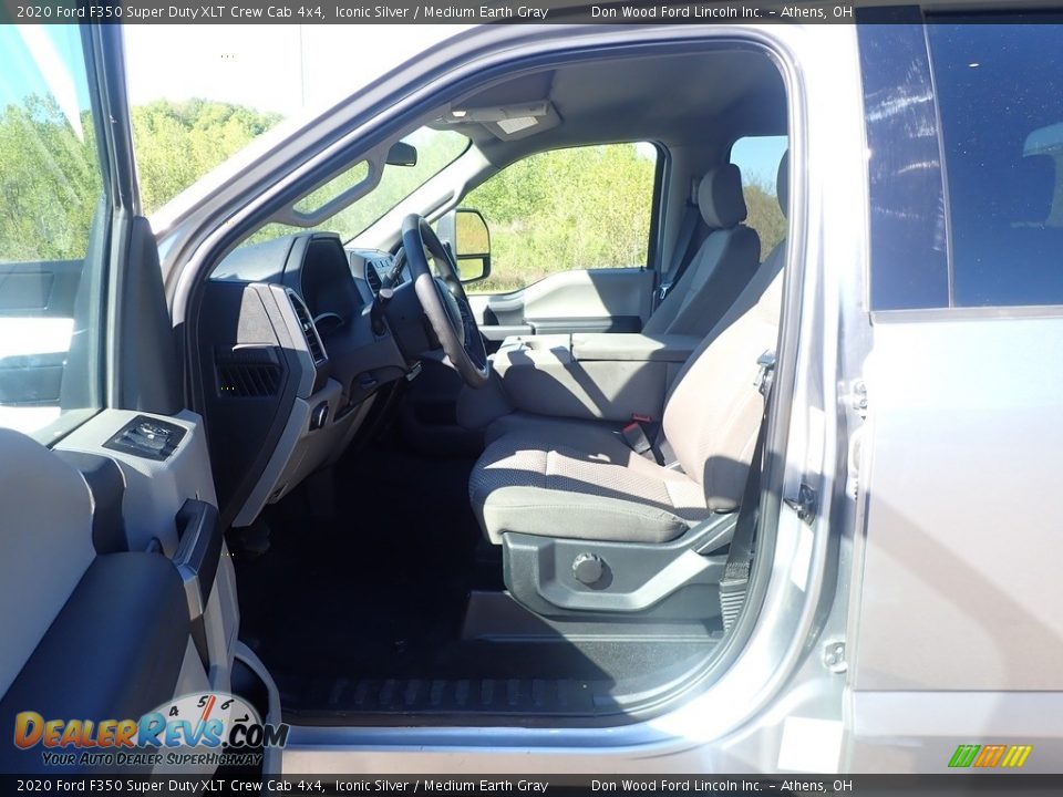 2020 Ford F350 Super Duty XLT Crew Cab 4x4 Iconic Silver / Medium Earth Gray Photo #22