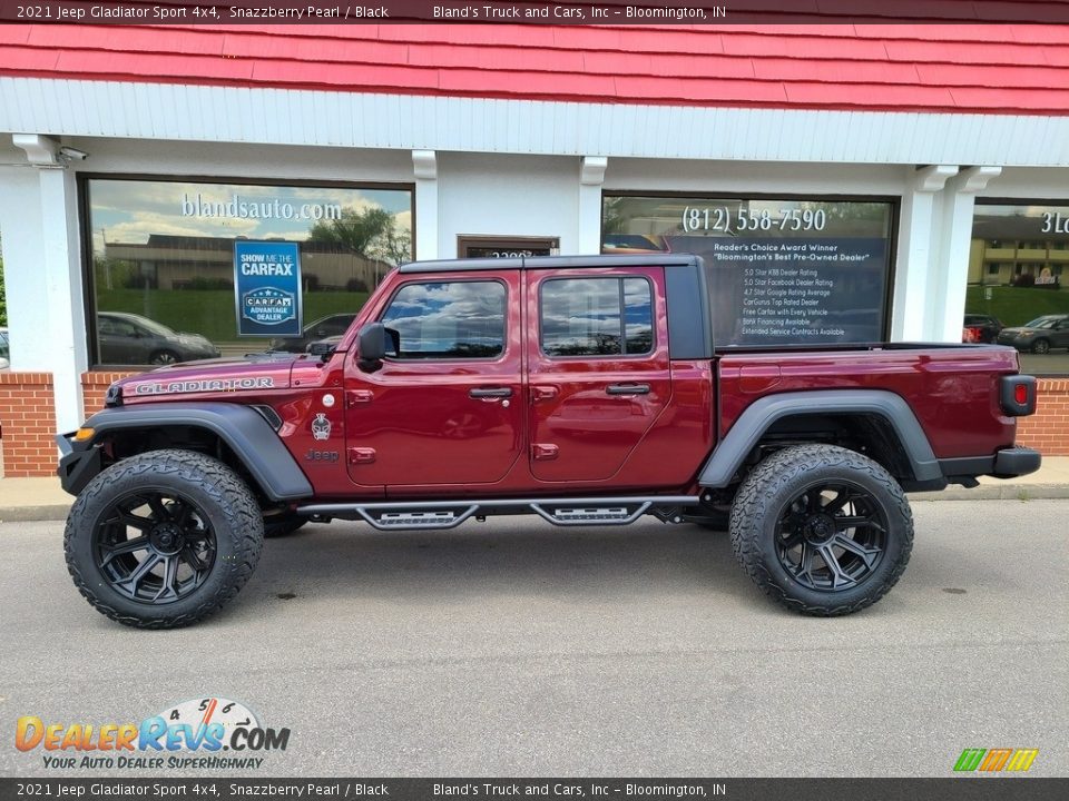 2021 Jeep Gladiator Sport 4x4 Snazzberry Pearl / Black Photo #2