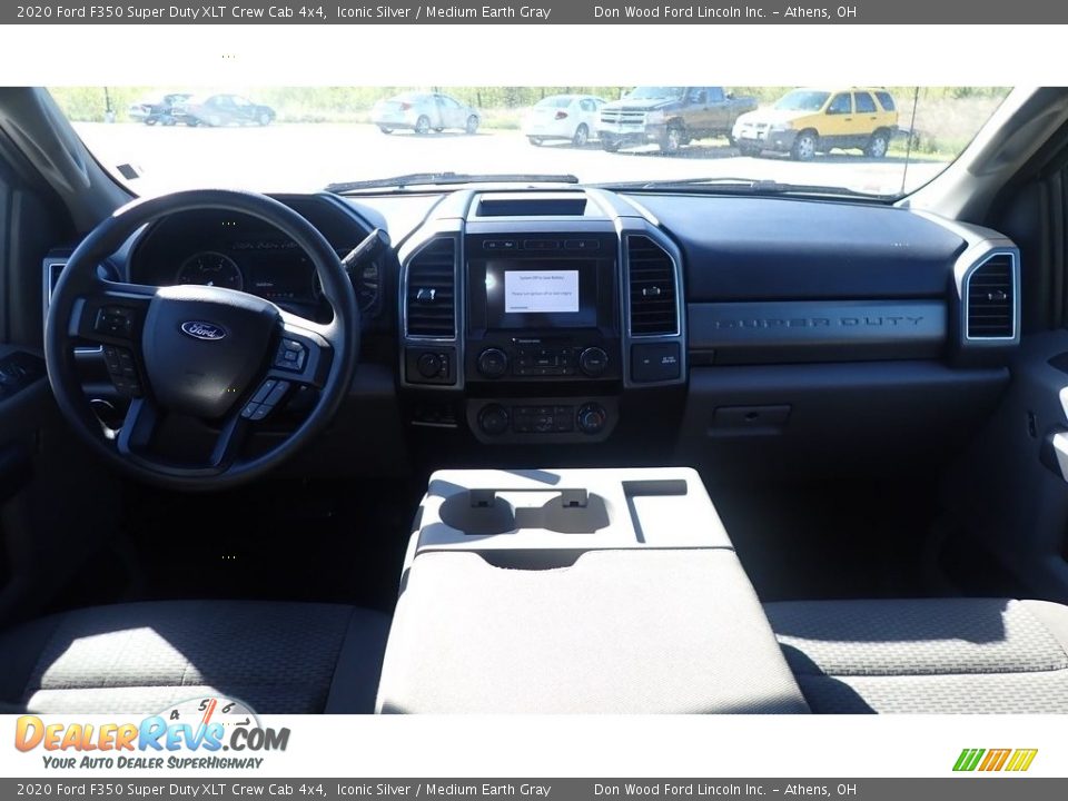 2020 Ford F350 Super Duty XLT Crew Cab 4x4 Iconic Silver / Medium Earth Gray Photo #24