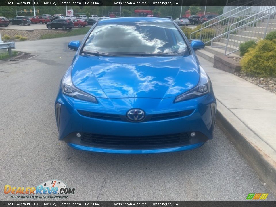 2021 Toyota Prius XLE AWD-e Electric Storm Blue / Black Photo #15