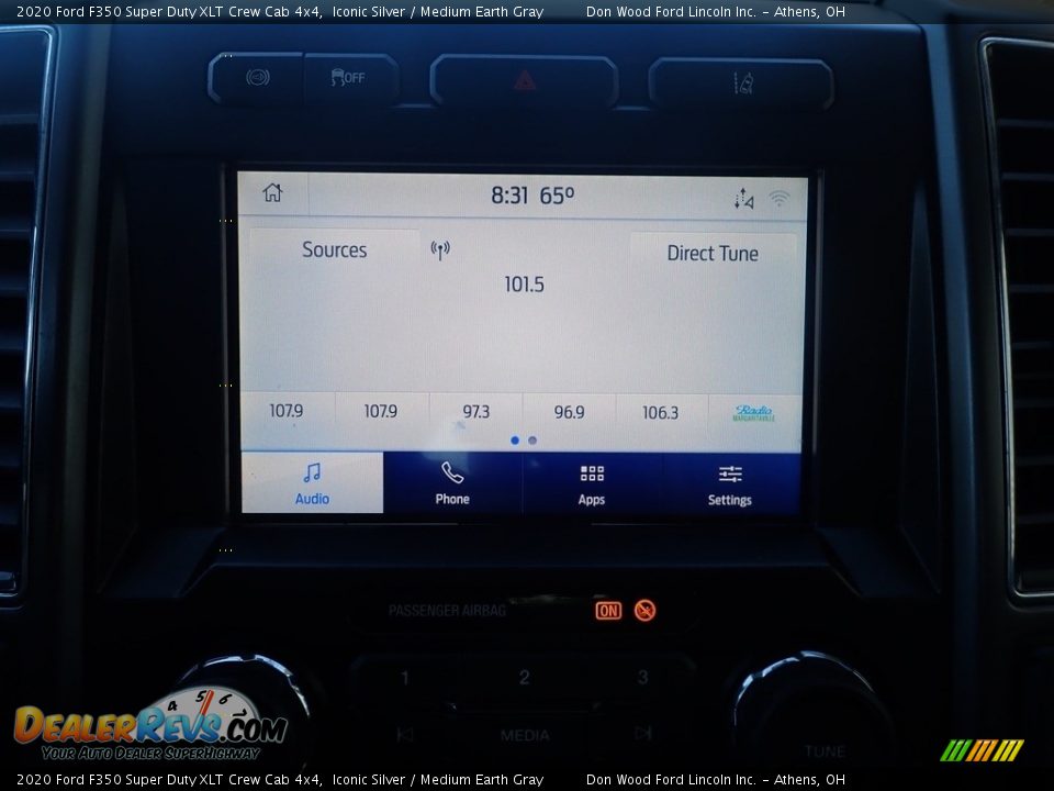 2020 Ford F350 Super Duty XLT Crew Cab 4x4 Iconic Silver / Medium Earth Gray Photo #26