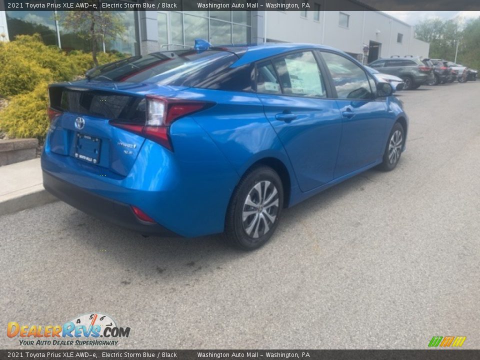 2021 Toyota Prius XLE AWD-e Electric Storm Blue / Black Photo #18