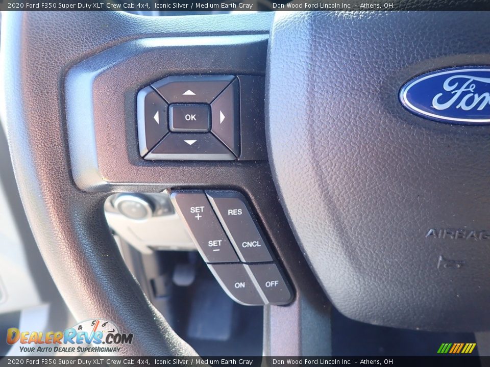 2020 Ford F350 Super Duty XLT Crew Cab 4x4 Iconic Silver / Medium Earth Gray Photo #29