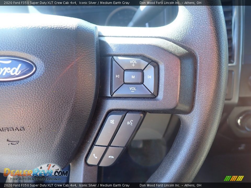 2020 Ford F350 Super Duty XLT Crew Cab 4x4 Iconic Silver / Medium Earth Gray Photo #30