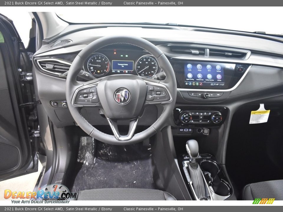 2021 Buick Encore GX Select AWD Satin Steel Metallic / Ebony Photo #10