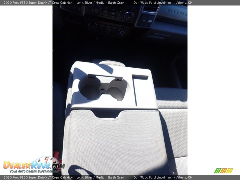 2020 Ford F350 Super Duty XLT Crew Cab 4x4 Iconic Silver / Medium Earth Gray Photo #33