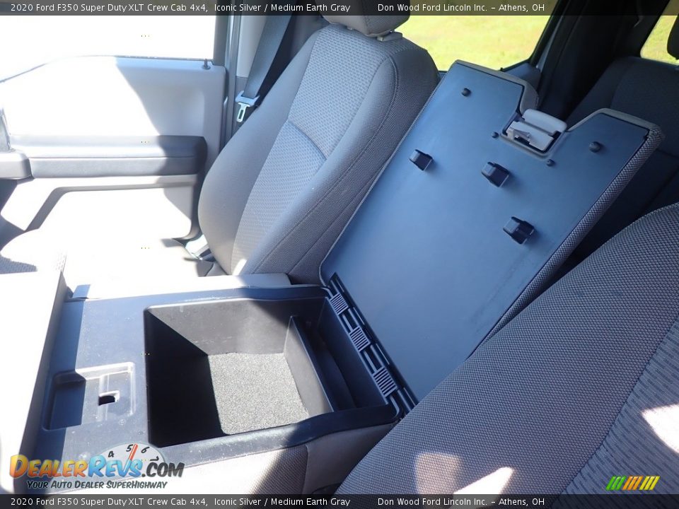 2020 Ford F350 Super Duty XLT Crew Cab 4x4 Iconic Silver / Medium Earth Gray Photo #34