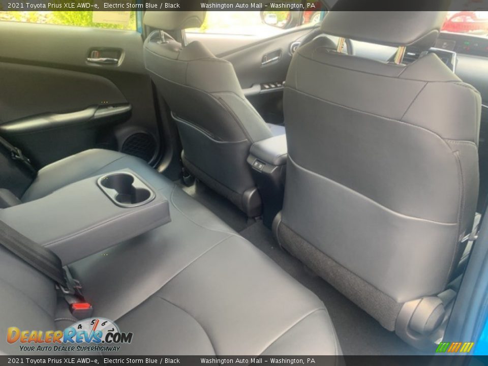 Rear Seat of 2021 Toyota Prius XLE AWD-e Photo #27