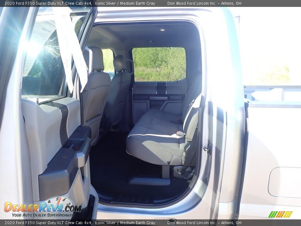 2020 Ford F350 Super Duty XLT Crew Cab 4x4 Iconic Silver / Medium Earth Gray Photo #36