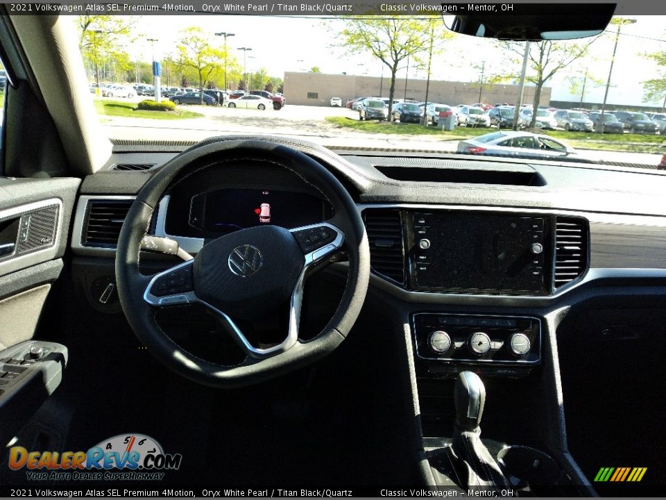 2021 Volkswagen Atlas SEL Premium 4Motion Oryx White Pearl / Titan Black/Quartz Photo #3