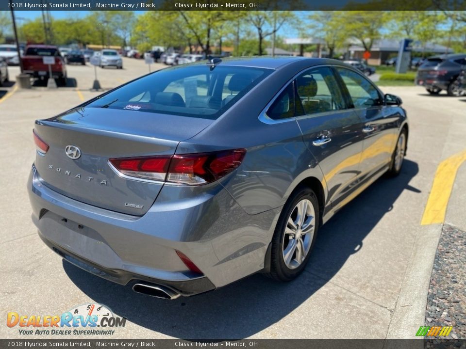 2018 Hyundai Sonata Limited Machine Gray / Black Photo #2