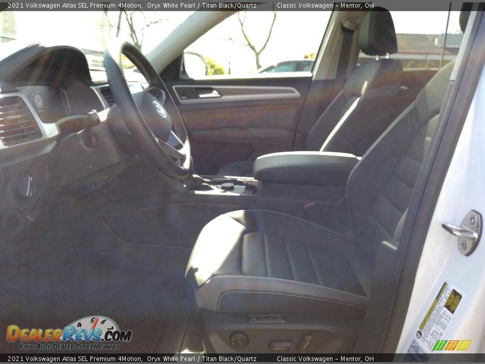 2021 Volkswagen Atlas SEL Premium 4Motion Oryx White Pearl / Titan Black/Quartz Photo #4