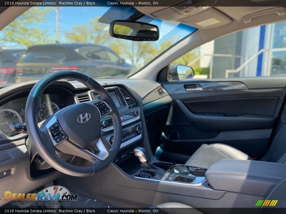 2018 Hyundai Sonata Limited Machine Gray / Black Photo #3