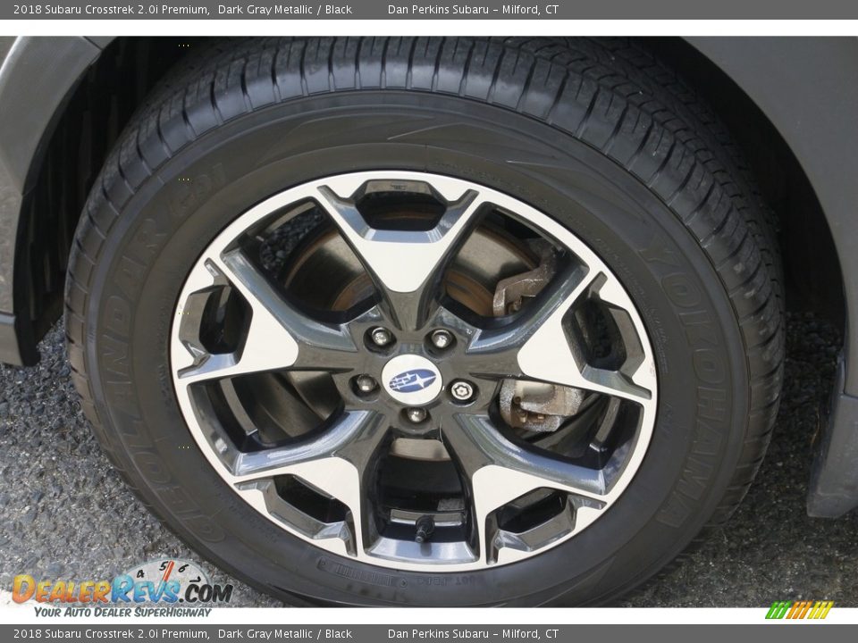 2018 Subaru Crosstrek 2.0i Premium Dark Gray Metallic / Black Photo #22