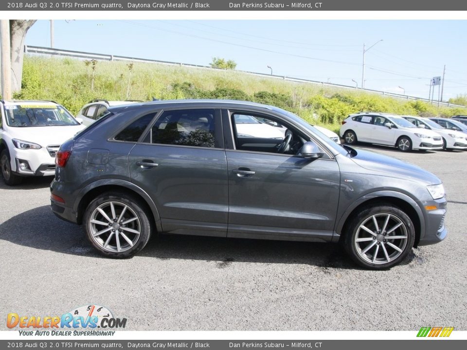 2018 Audi Q3 2.0 TFSI Premium quattro Daytona Gray Metallic / Black Photo #4