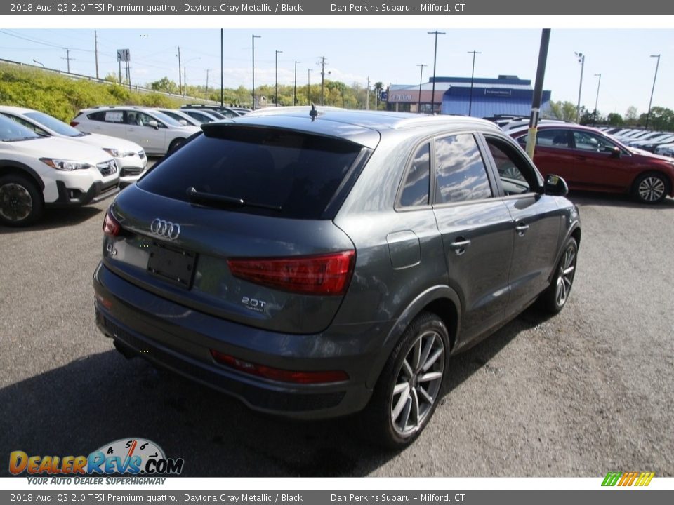 2018 Audi Q3 2.0 TFSI Premium quattro Daytona Gray Metallic / Black Photo #5