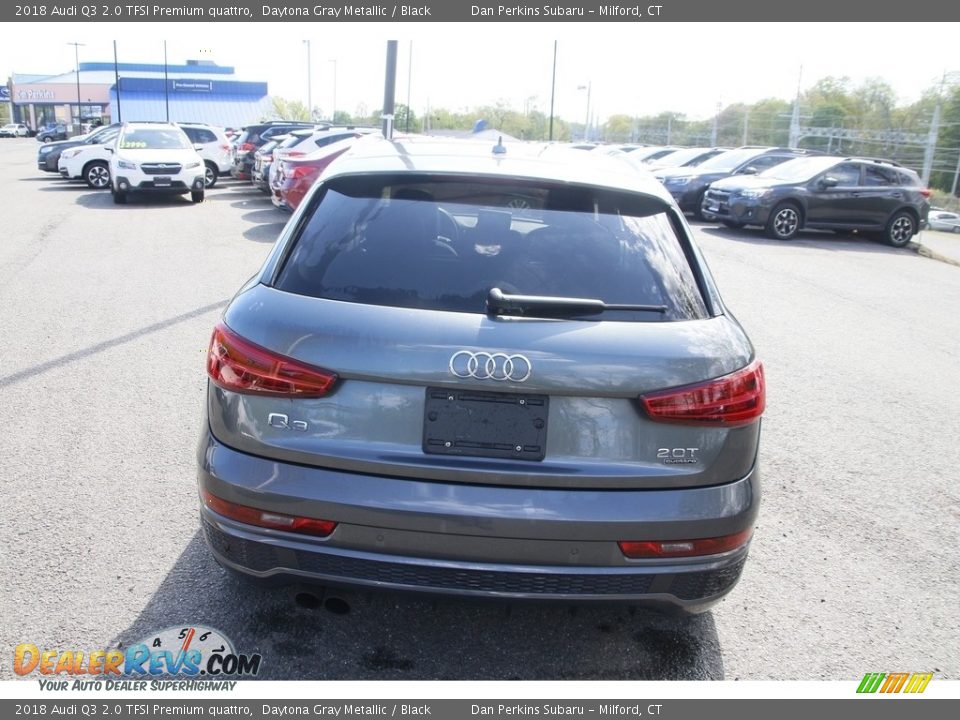 2018 Audi Q3 2.0 TFSI Premium quattro Daytona Gray Metallic / Black Photo #6