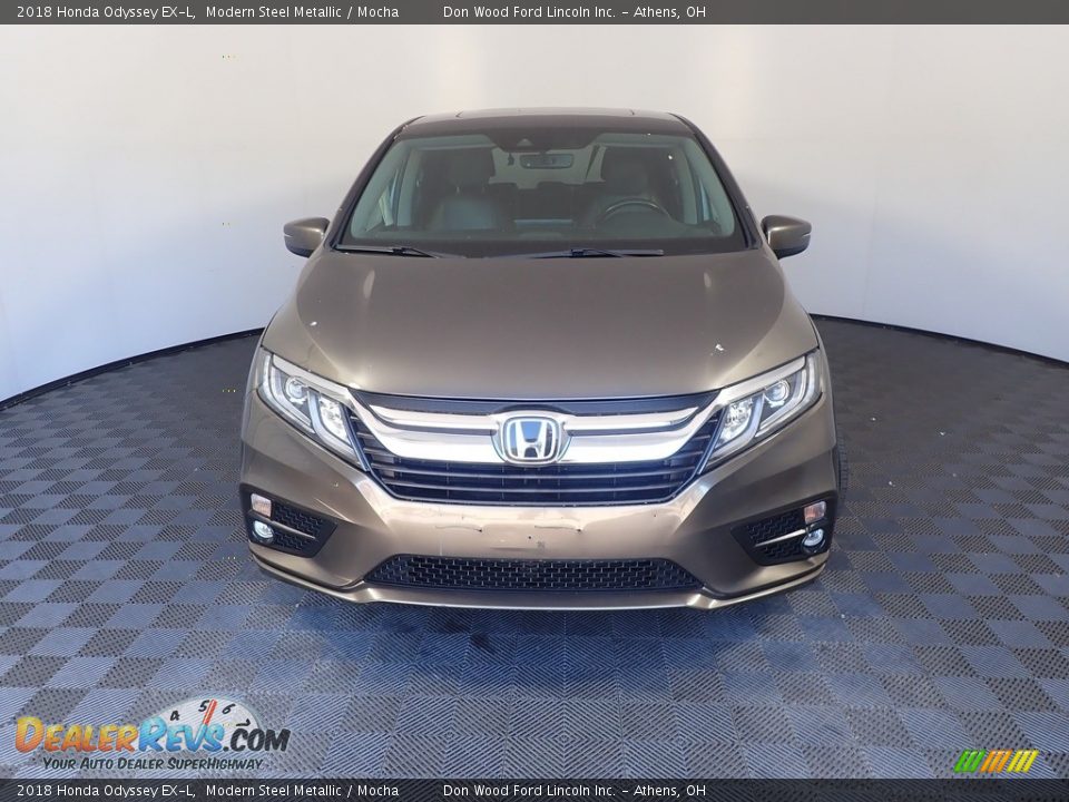 2018 Honda Odyssey EX-L Modern Steel Metallic / Mocha Photo #10