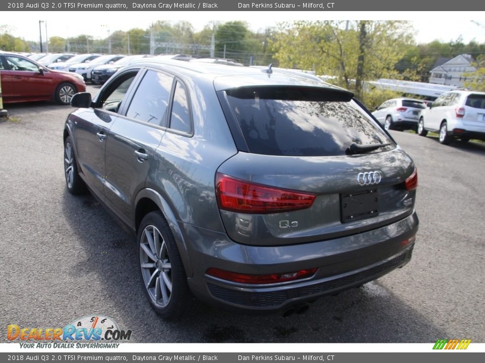 2018 Audi Q3 2.0 TFSI Premium quattro Daytona Gray Metallic / Black Photo #7