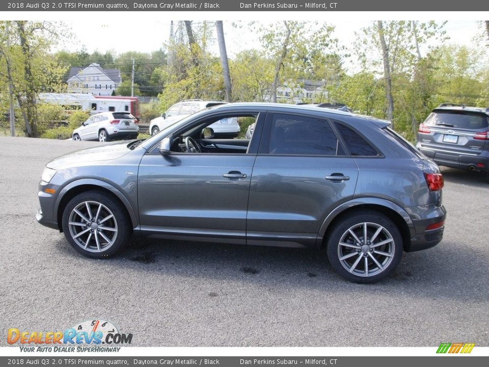 2018 Audi Q3 2.0 TFSI Premium quattro Daytona Gray Metallic / Black Photo #8