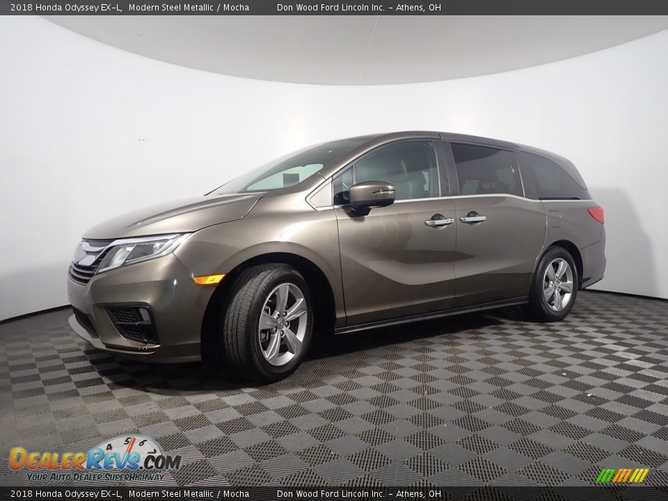 2018 Honda Odyssey EX-L Modern Steel Metallic / Mocha Photo #13