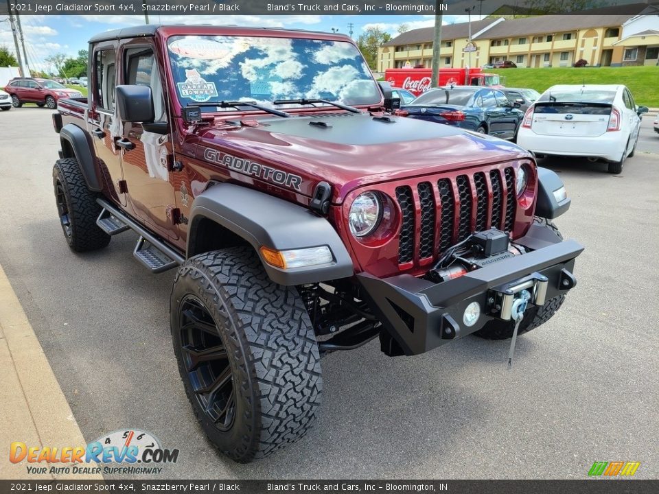 2021 Jeep Gladiator Sport 4x4 Snazzberry Pearl / Black Photo #36